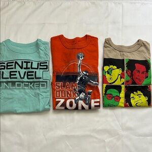 The Children's Place Graphic Tees - Aqua, Orange, Beige